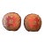 Pair of Decorative Silk Pillows With Trim For Sale