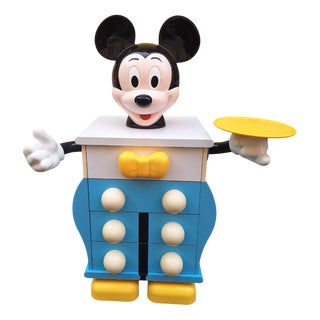 Vintage Mickey Mouse Chest of Drawers by Pierre Colleu for Disney, 1980s For Sale