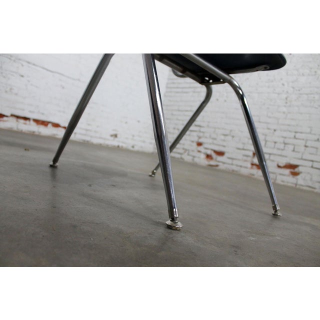 Virco 3000 Series Hard Plastic and Chrome Chair Chairish