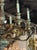 Vintage Italian Silver and Gold Leaf Chandelier For Sale In Dallas - Image 6 of 7