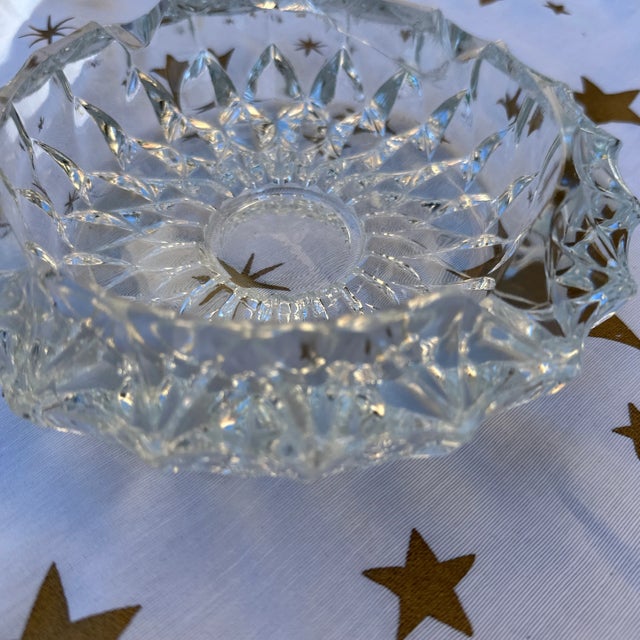 1970s 1970s Crystal Ashtrays - a Pair For Sale - Image 5 of 7