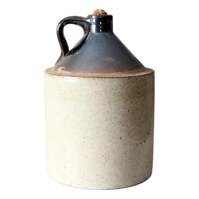 Antique Stoneware Crock Jug For Sale