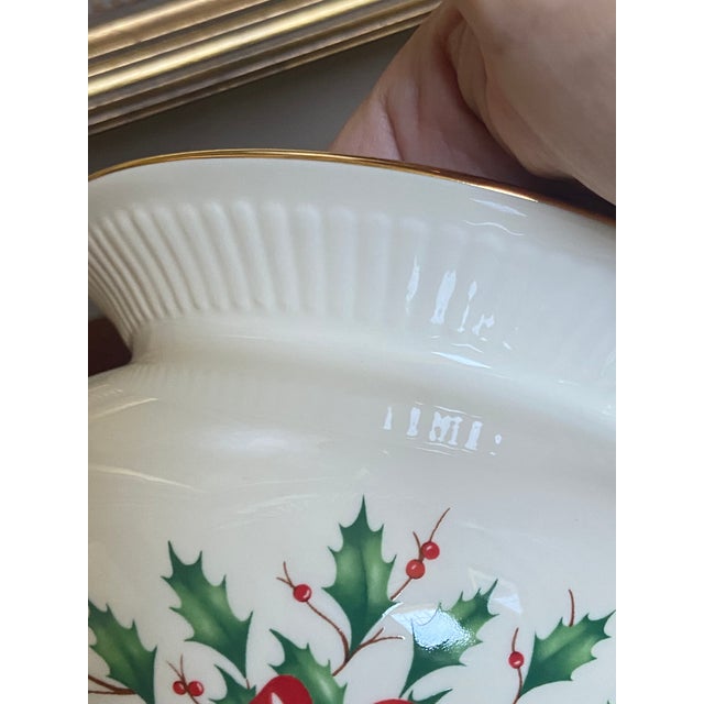 Traditional Holiday Lenox Cachepot For Sale - Image 3 of 5