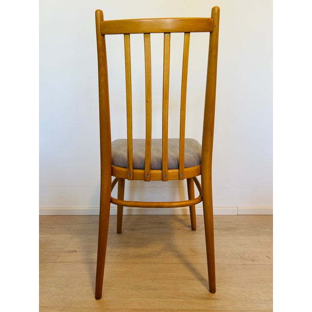 Gray Vintage Dining Chair from Ton, Czechoslovakia, 1960s For Sale - Image 8 of 13