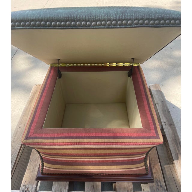 Century Furniture Gray’s Storage Ottoman For Sale - Image 6 of 8