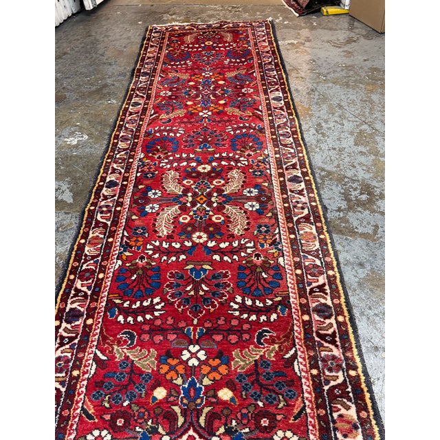 1930s 3ft 4in × 13ft 5in Karajeh Heriz Persian Rug, Circa 1930's For Sale - Image 5 of 12