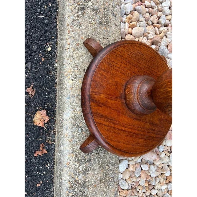 Wood Antique 19th Century Solid Quartersawn Oak Plant Stand For Sale - Image 7 of 8