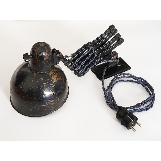 Model 6718 Scissor Arm Wall Lamp by Christian Dell for Kaiser Idell, 1930s For Sale - Image 10 of 16