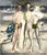 Simka Simkhovitch, Simka Simkhovitch WPA W/C Painting Gouache American Modernist Beach Scene Nude, c.1930's For Sale