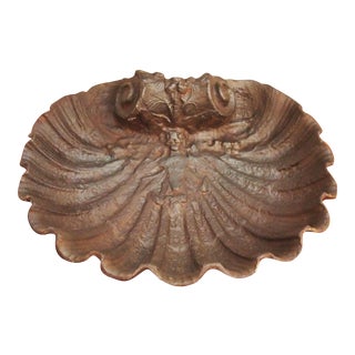 Iron Scallop Shell Basin For Sale
