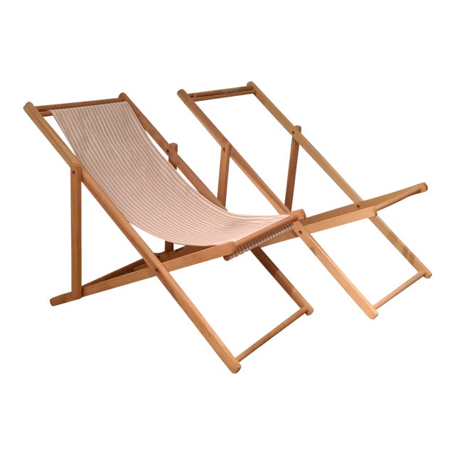 Sunroom SlingStyle Lounge Chairs A Pair Chairish