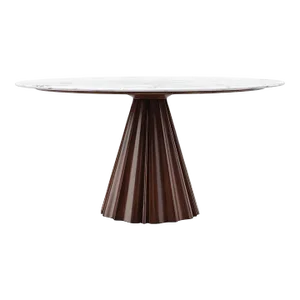 Marble Top Round Dining Table
