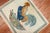 Vintage Turkish Rooster Rug For Sale - Image 4 of 5