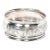 Antique Sterling Silver Napkin Ring With Engraved Detailing & English Hallmarks For Sale