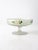 Vintage Floral Satin Glass Compote Pedestal Dish For Sale - Image 6 of 6