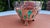 Pre-war sugar bowl, green glass, Astral Eneret, dimensions: height 15 cm (including handle), height to rim 8 cm, diameter...