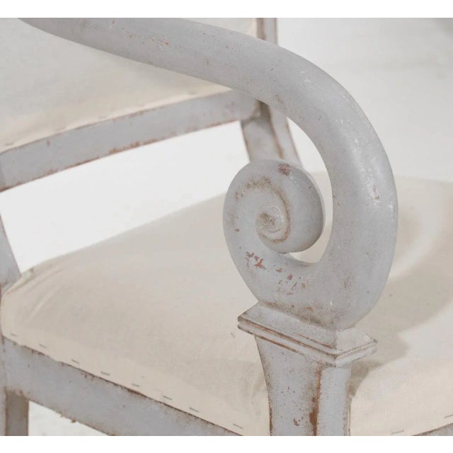 Set of Charles X Armchairs, France, 1800s For Sale - Image 4 of 7