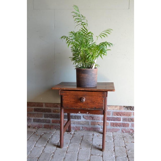 Antique Spanish Fruit Tree Wood Payment Table For Sale - Image 6 of 10