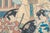19th Century Custom Framed Utagawa Kunisada Signed Japanese Woodblock Prints—A Pair For Sale In New York - Image 6 of 17