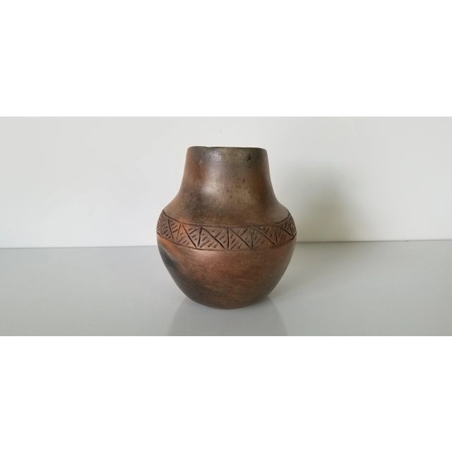 Vintage Native American-Style Art Pottery Vase For Sale In Miami - Image 6 of 10