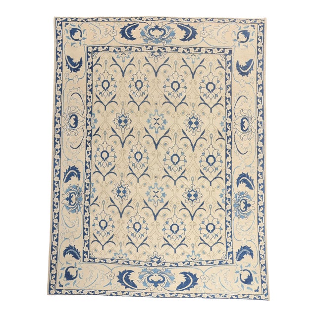 Antique Turkish Oushak Rug, 09'06 X 12'03 For Sale
