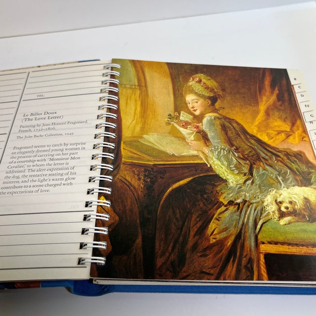 Paper 1989 Met Museum Address Book For Sale - Image 7 of 12