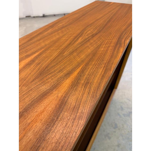Walnut Bookcase with New Chrome Feet from Wk Möbel For Sale - Image 9 of 11