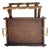 Vintage Ralph Lauren Home Butler's Tray Table | British Colonial Rattan & Brass For Sale