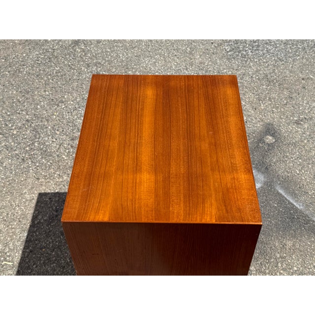 Pair of Danish Modern 1-Drawer Teak Nightstands For Sale - Image 12 of 12