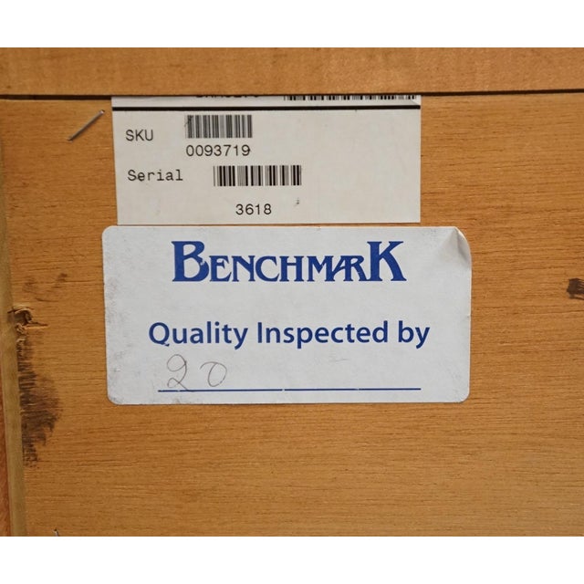 Durham Furniture Saville Row Collection Solid Cherry Early American 66" Triple Dresser 980-173 For Sale - Image 14 of 15