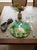 Italian Handmade Firenze Cockatoo & Tropical Palm Lacquered Placemat For Sale In West Palm - Image 6 of 8