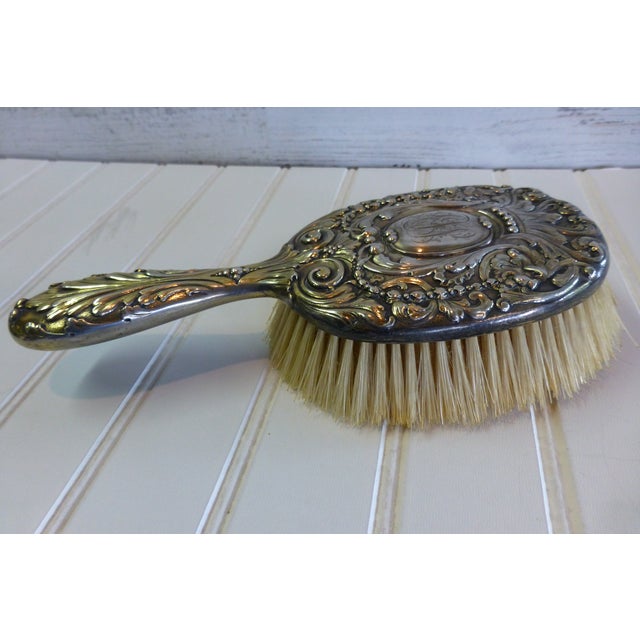 Antique Tiffany Co Gilded Sterling Silver Hair Brush Chairish