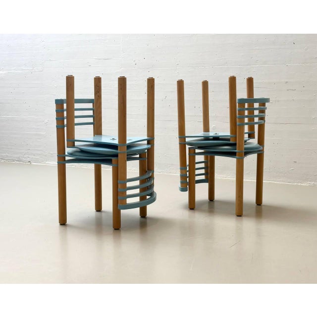 Wood Chair by Kurt Thut for Stein Am Rhein, 1980s For Sale - Image 7 of 17