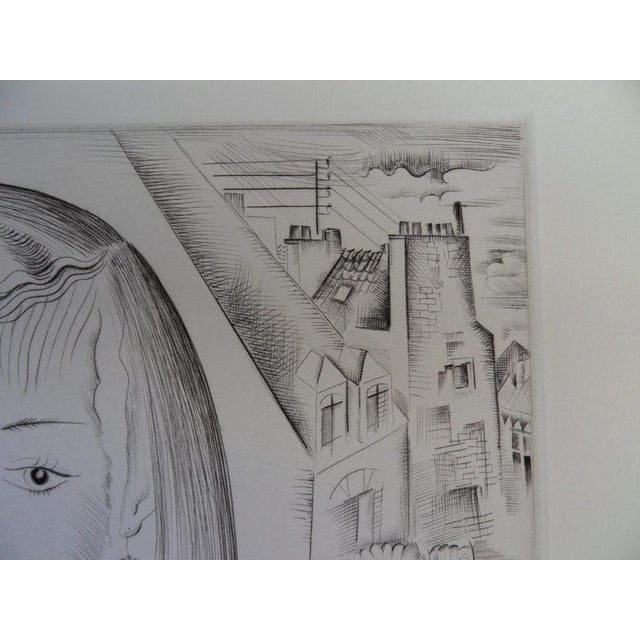 Mily Possoz, The Girl with the Bouquet, Original Engraving For Sale - Image 4 of 9