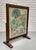 Antique Needlepoint Fires Screen With Cottage Garden Scene, Wood Framed Hearth Screen, C. 1920s–1940s For Sale - Image 4 of 11