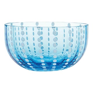 Zafferano Perle Small Bowl (Set of 4) - Aquamarine For Sale