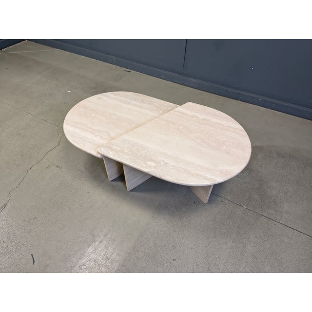 Vintage Travertine Coffee Tables, 1970s, Set of 2 For Sale - Image 9 of 10