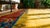 1920s Goldenrod Vase Floral Antique Chinese Art Deco Carpet 4' X 6'10" Handknotted Wool Rug For Sale - Image 14 of 15