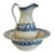 19th Century Spongeware Wash Basin and Pitcher- 2 Pieces For Sale