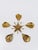 Metal Vintage Brass Metal Flower Ashtray in the style of Gucci with Removable Petals, 1970s For Sale - Image 7 of 17