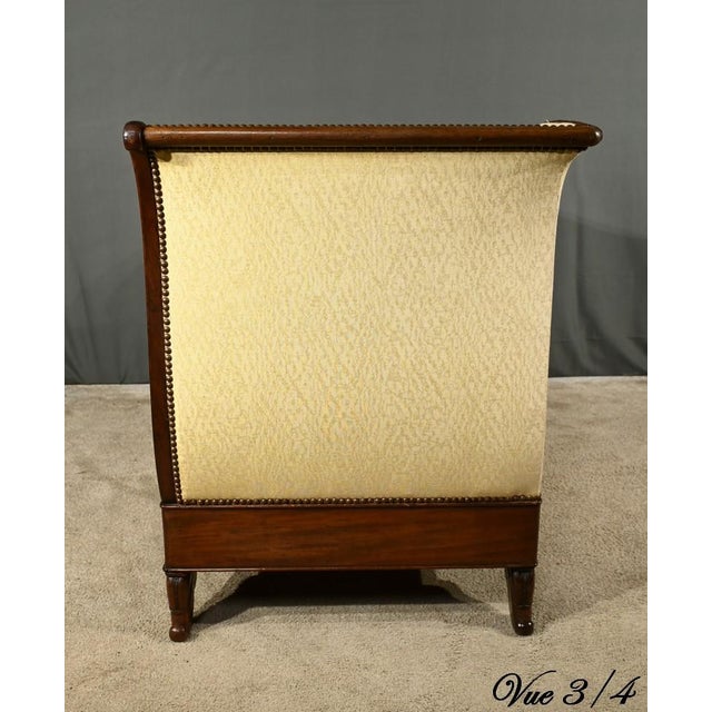 1st Part 19th Century Restoration Mahogany Daybed with Backsplash For Sale - Image 14 of 18
