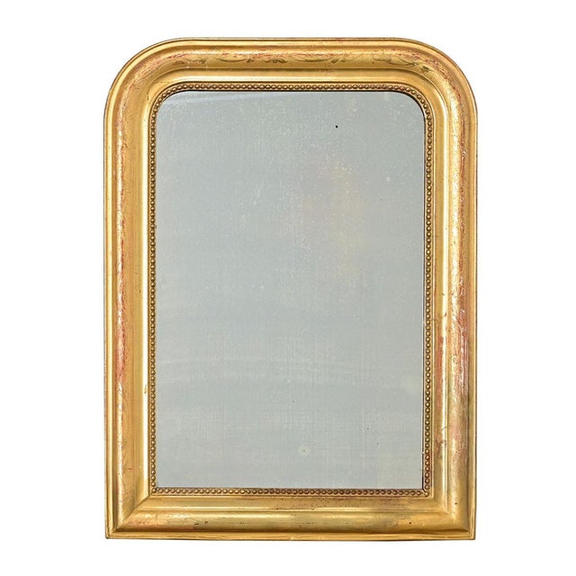French 19th Century Petite Louis Philippe Gilt Mirror For Sale - Image 4 of 12