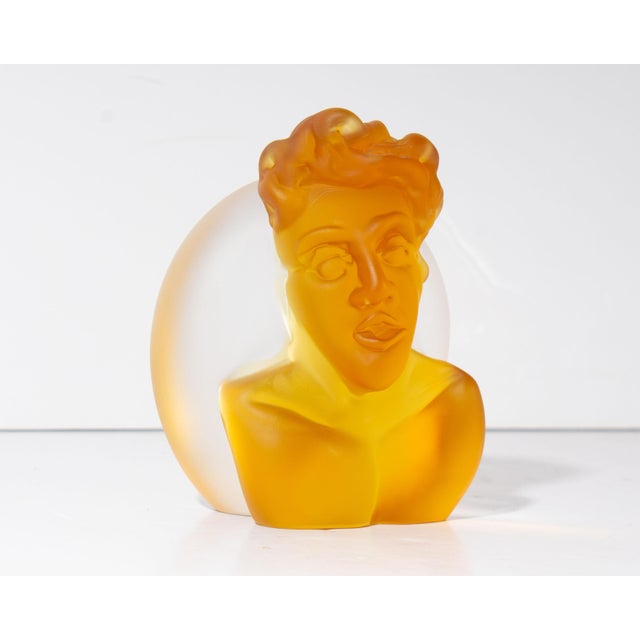 2004 Art Glass Bust Sculpture by Richard Jolley For Sale - Image 4 of 9