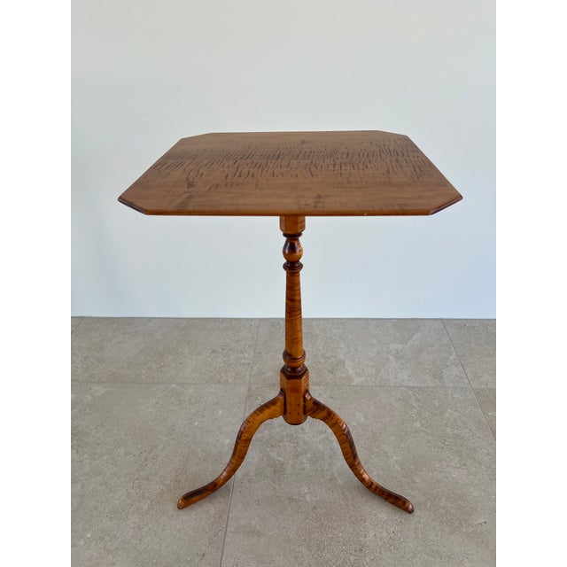 Original owner purchased in 2001 for antique reproduction home. It is solid tiger maple I believe finish is called old...