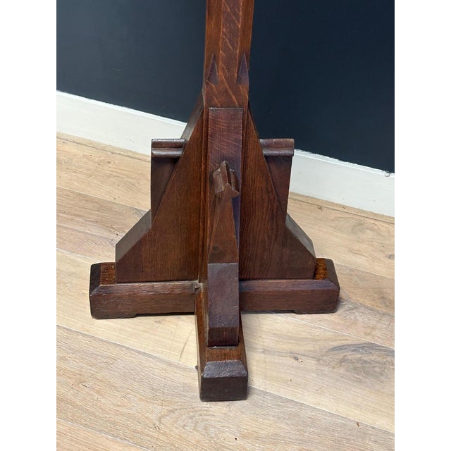 Antique Oak Bible Stand, 1890s For Sale - Image 3 of 10