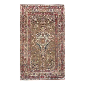 Late 18th Century Antique Persian Lavar Kerman Rug 4'6'' x 7'7''