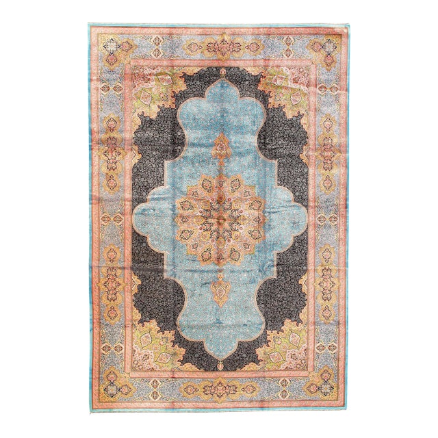 Pasargad DC Exquisite Design Paris Palace Fine Power Loom V.Silk Rug For Sale