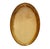 Gold Irish Regency Style Oval Mirror With Parcel Gilt Frame and Glass Cabochons For Sale - Image 8 of 9