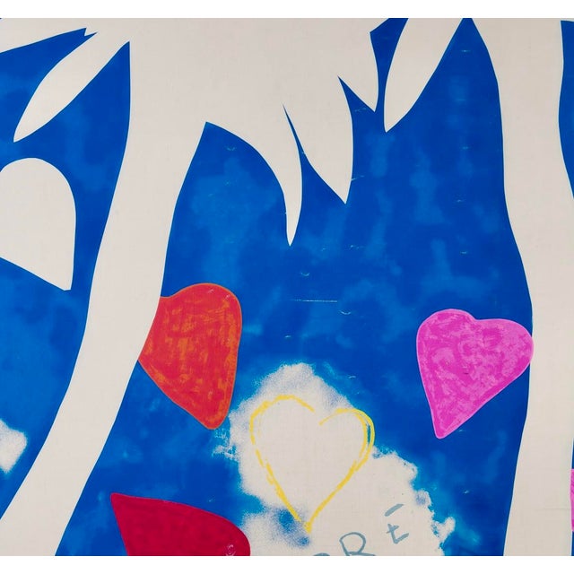 Mario schifano 1980s pop art signed and authenticated artwork an important work by one of the world’s greatest...