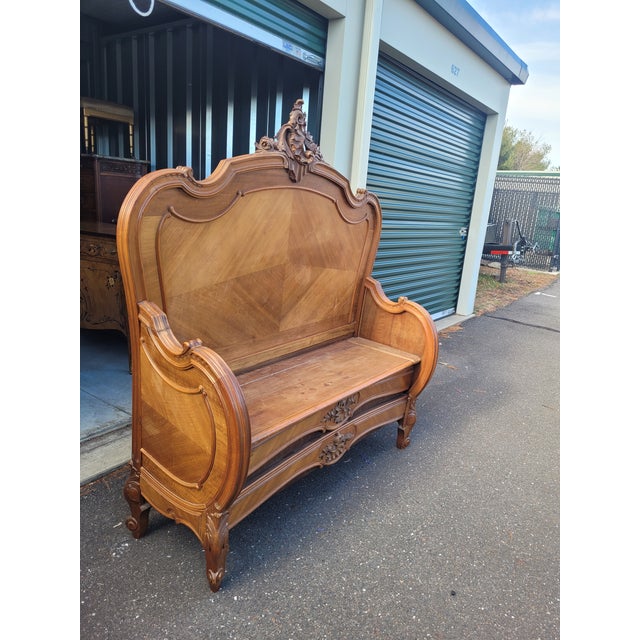 Late 19th Century Antique French Bench For Sale - Image 9 of 10